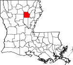 Caldwell Parish Map