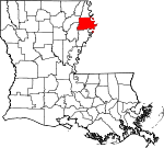 Madison Parish Map