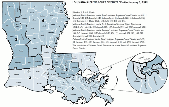 Louisiana Supreme Court map advances from Senate committee with