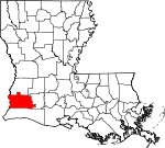 Calcasieu Parish Map