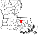 East Baton Rouge Parish Map