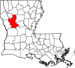 Natchitoches Parish Map