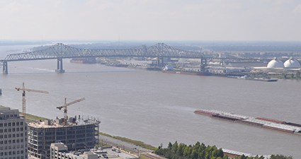 Mississippi River Barge