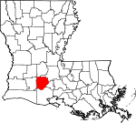 Acadia Parish Map