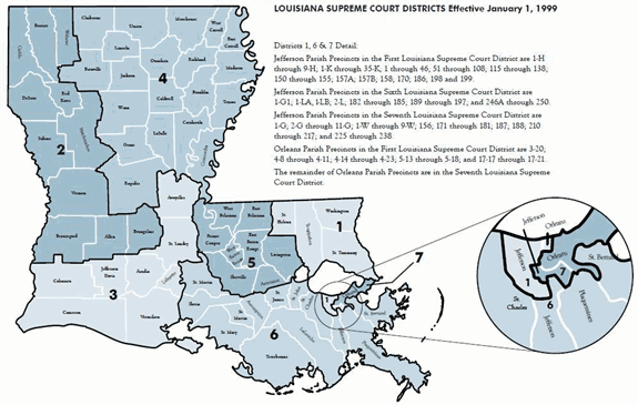 Supreme Court District Map